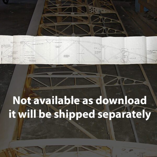 Wing Box Rib Full Size Rib Pattern - Legal Eagle Airplane
